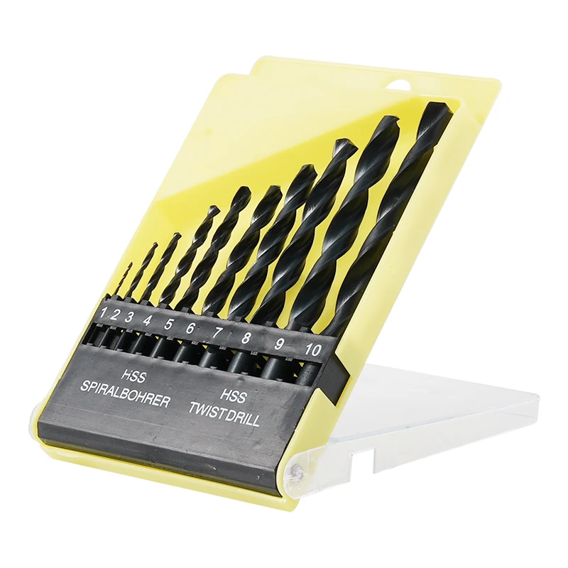 10/13 PCS 100X1330mm Fully Ground Twist Drill Bit Set For Metal Cutting