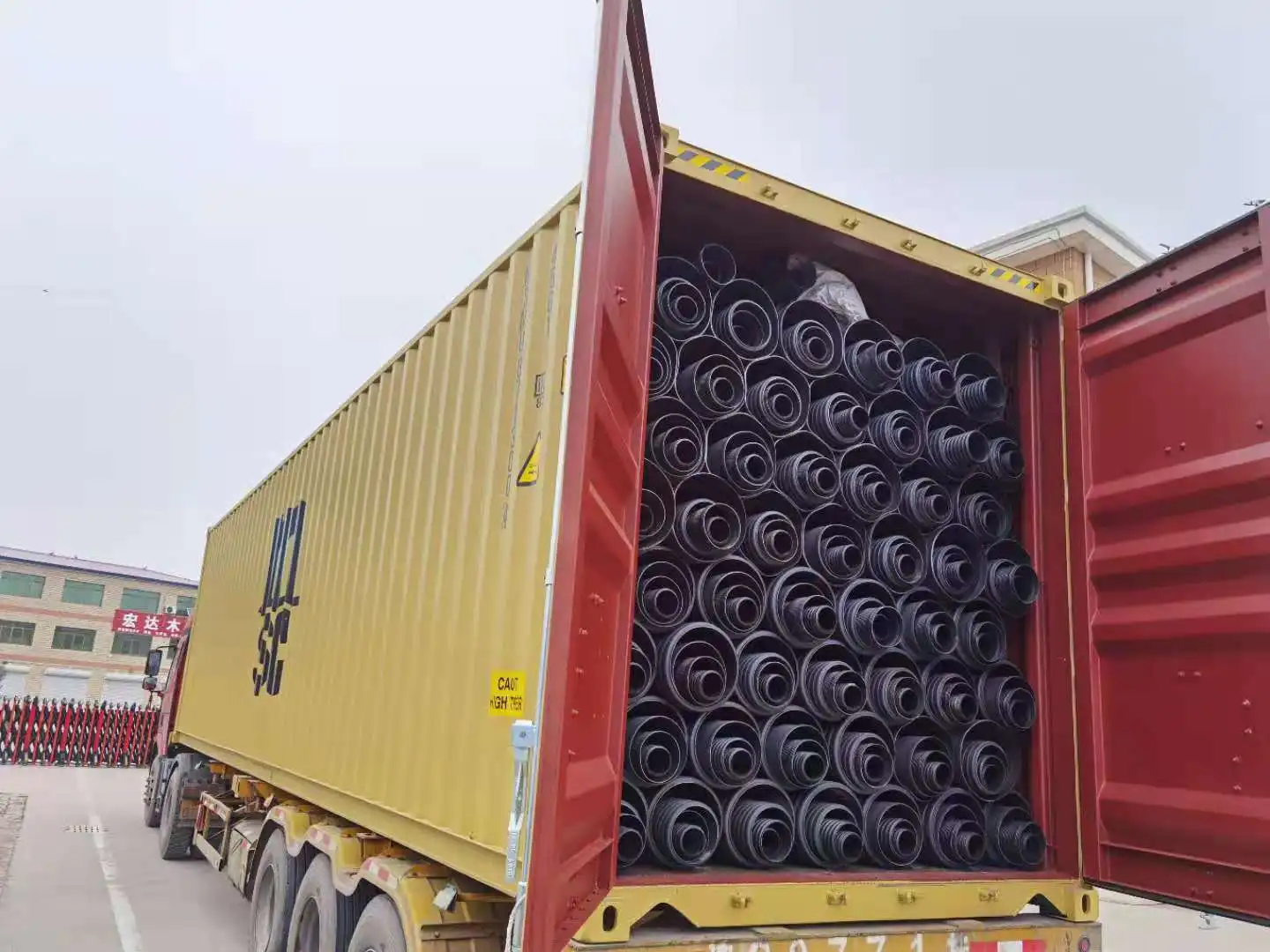800mm SN4 SN8 HDPE Large Plastic Double Wall Corrugated DWC Drain Culvert Pipe for Waste and Drainage
