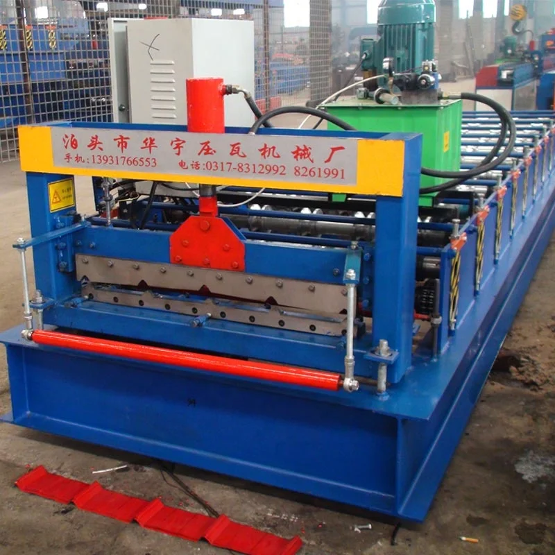 Philippine Design Steel Tile Roof Forming Machine metal tile roll forming machine