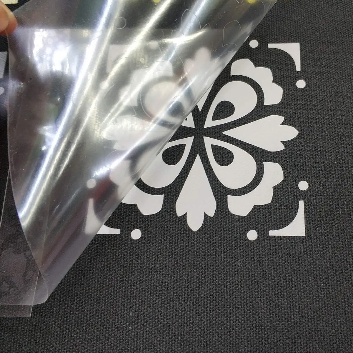 Easy To Peel Off  HTV Heat Press PET Heat Transfer Reflective Vinyl Film Rolls  For T Shirt