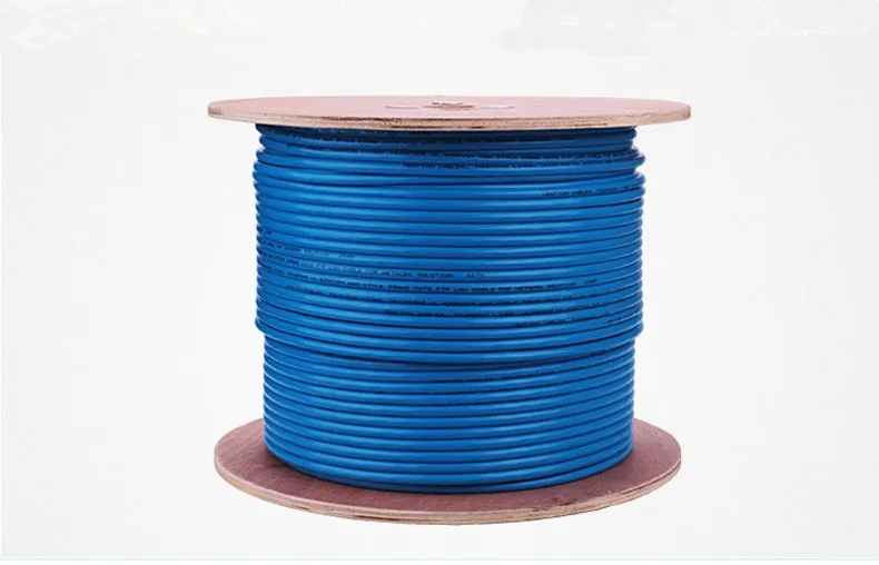 OEM/ODM Factory FTP Cat6 Ethernet Wire Indoor 24AWG CCA/BC Conductor Cat6 Lan Cable