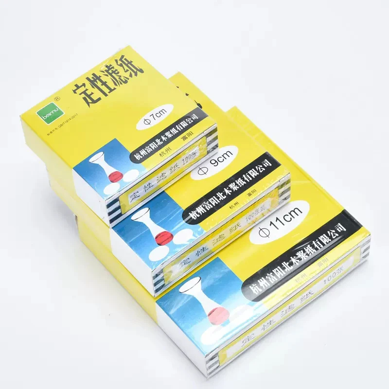 Custom 100pcs/box Cotton Pulp micron rolls quantitative Laboratory filter paper