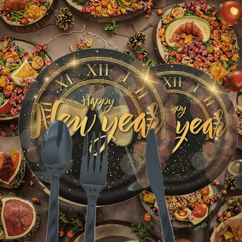 cake decorating supplies Party Tableware Suit Disposable Halloween Party Tablecloth Paper Towel Paper Plate Paper