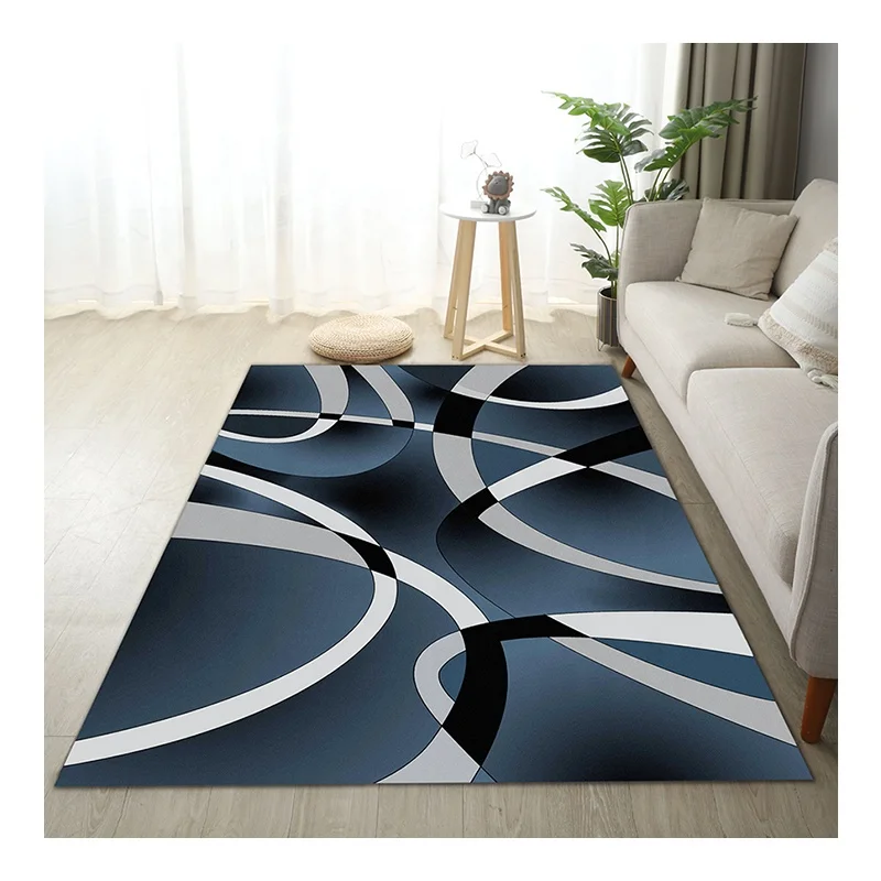 2024 China Manufacturer 3D Printing Polyester Customized Design Size Carpet Rug for Home Living Room
