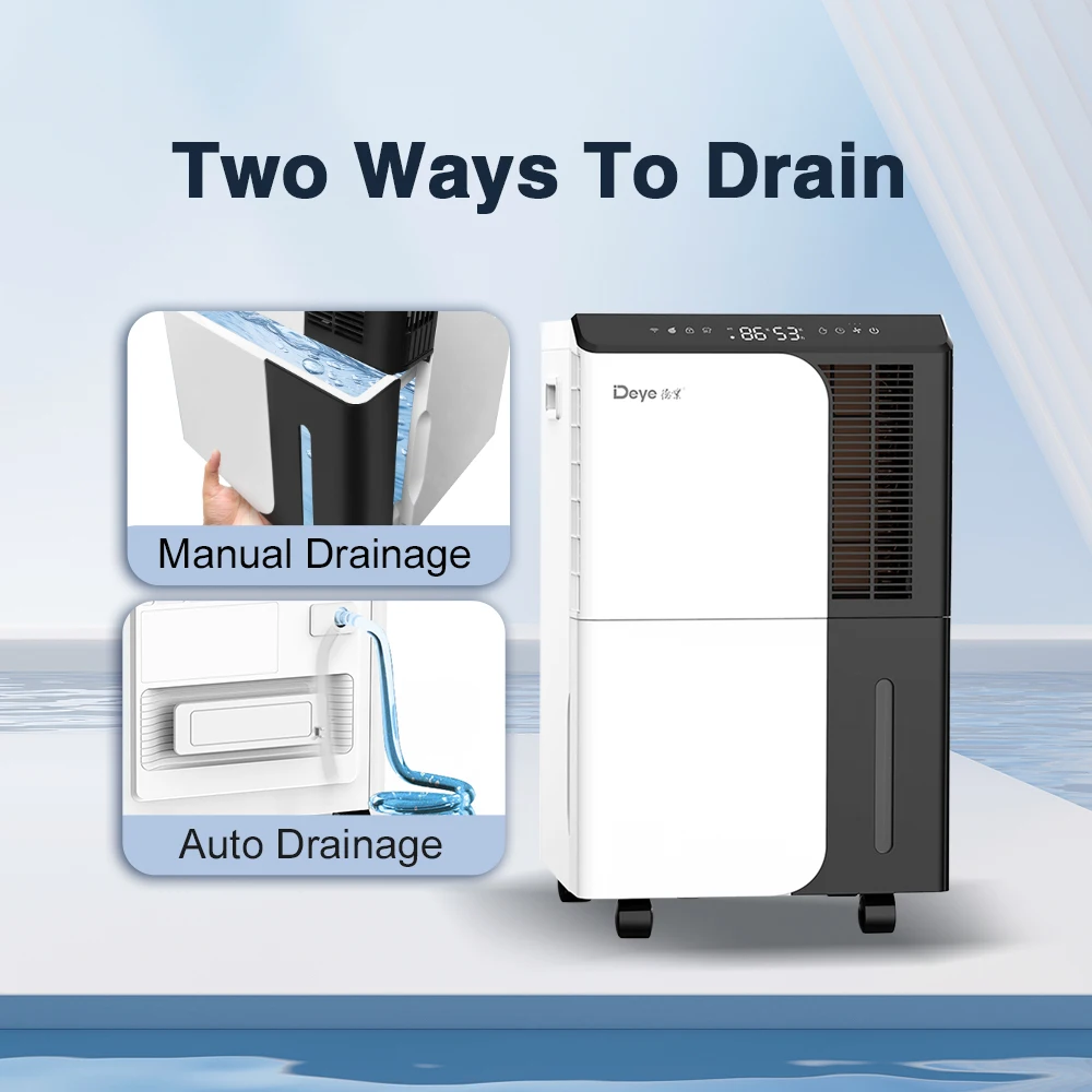 Deye DYD-D50C air conditioner dehumidifier 50L 100pints large room air dry dehumidifier with drain horse