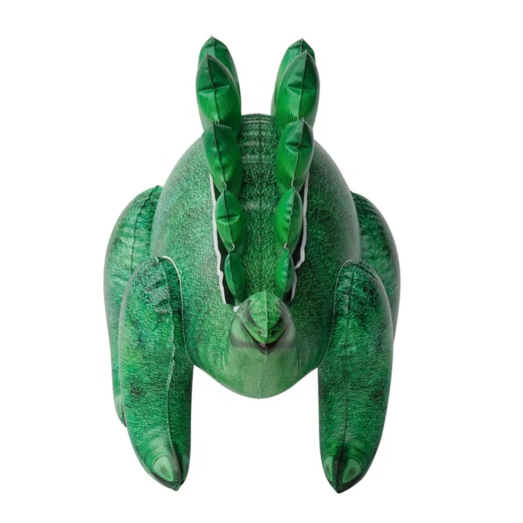 46in L Amazon Hot sale  Toy High quality inflated animal costumes for kids Green realistic Stegosaurus