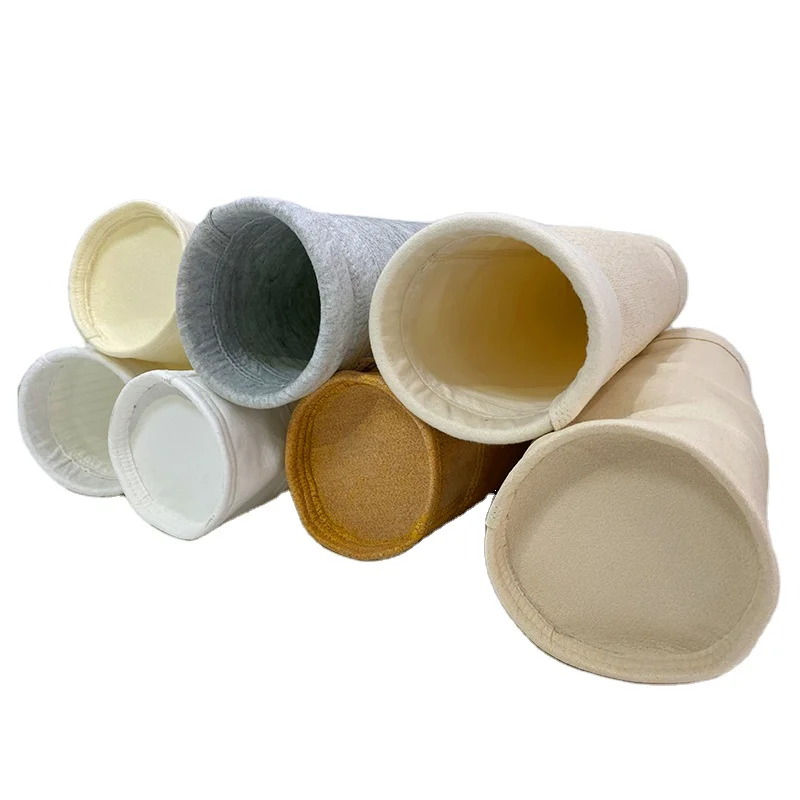 Pollution control high temperature felt filter bag non woven needle felt dust collector bags