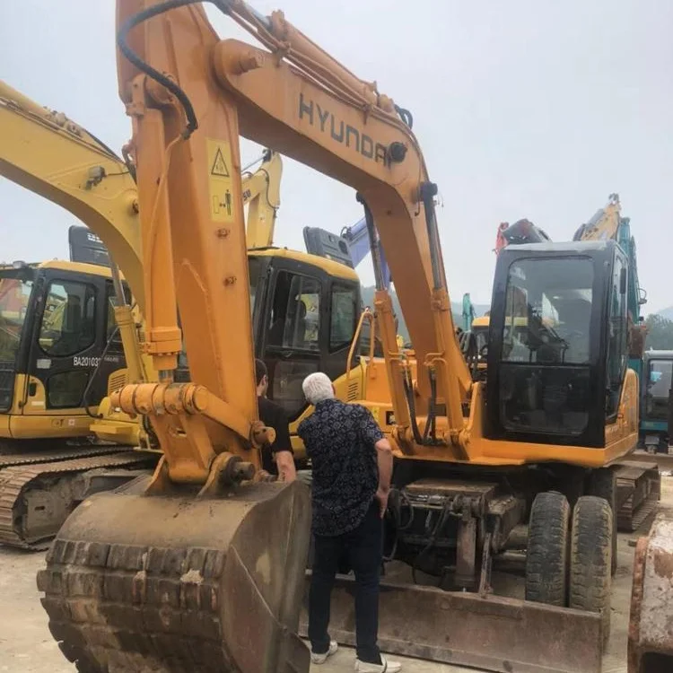 korean used hyundai wheel excavator ,used hyundai 210 walking excavator