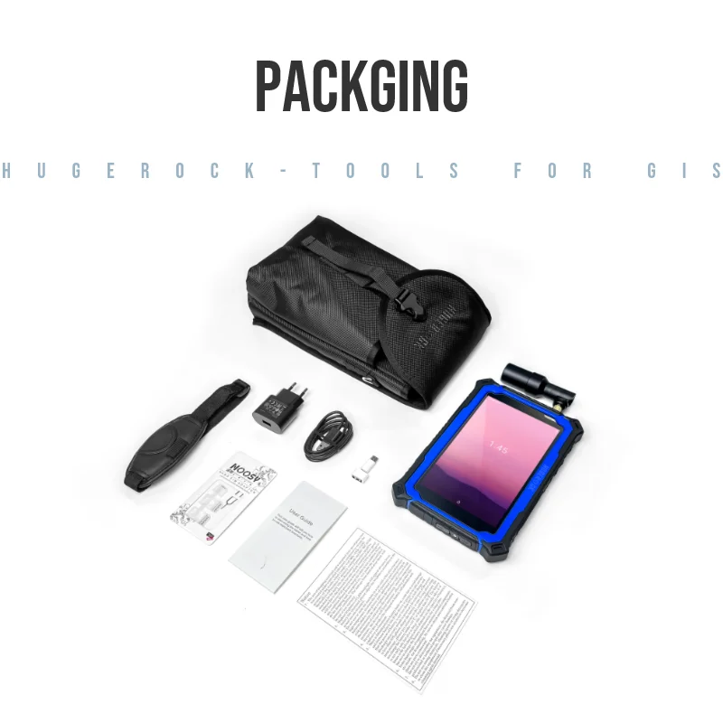 HUGEROCK G71M Gnss Surveying Equipment Test Instruments Positioning Navigation Rtk Gps Forland Surveying Mapping Rugged Tablet