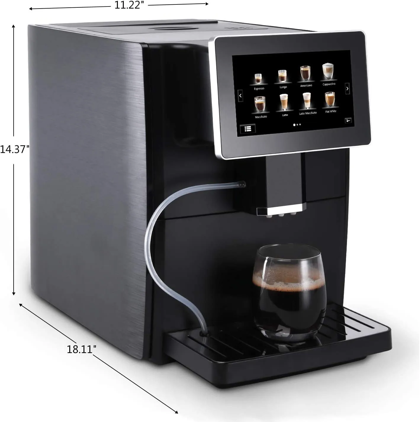Wholesale Price Commercial 19 Bar Touch Screen Automatic Espresso Coffee Maker Machine With Grinder