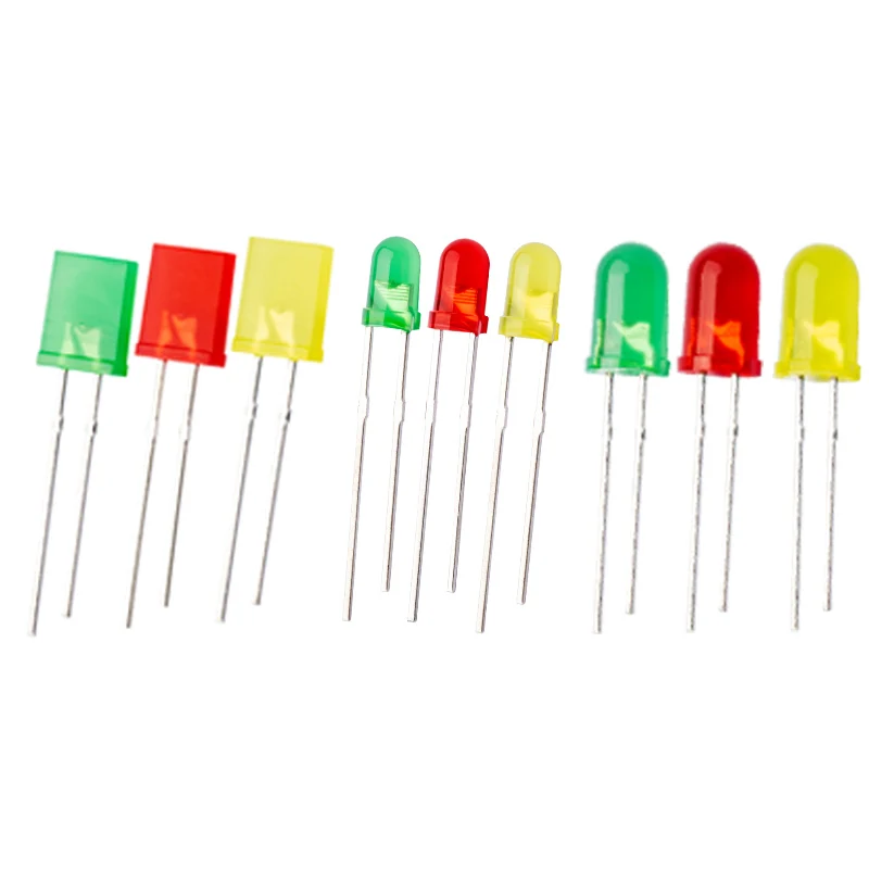 Hot sale High brightness 3MM 5MM LED DIP Electronic Component 780nm 850nm 940nm 950nm 1050nm Ir Infrared Diode Photodiode