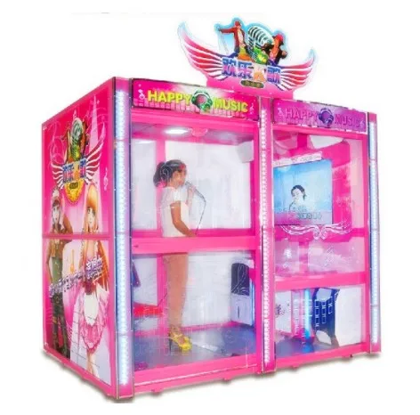 Hotselling Happy Music Coin Operated Arcade Amusement Singing Music Game Machine|Karaoke Box game machine  For Sale
