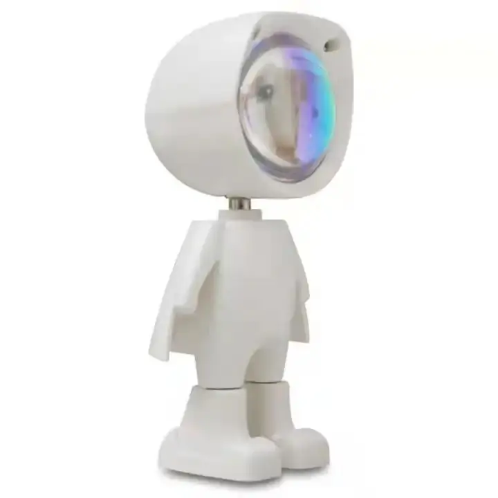 Touch switch night light to take photos atmosphere infinite dimming sunset light projector robot rainbow sunset light