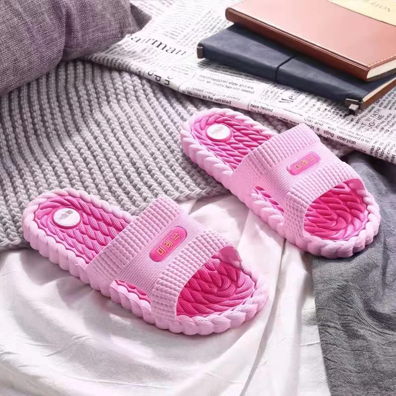 2024 Summer Casual Fashion Slippers Soft Indoor Open-toed sandals men girls women couples shoes School Office Sandals Spring