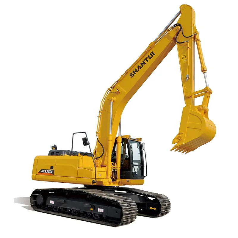 CE SHANTUI brand construction equipment 112KW SE220LC hydraulic track excavator machine