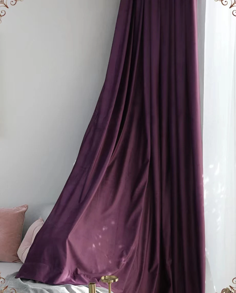 100%poly window curtain models