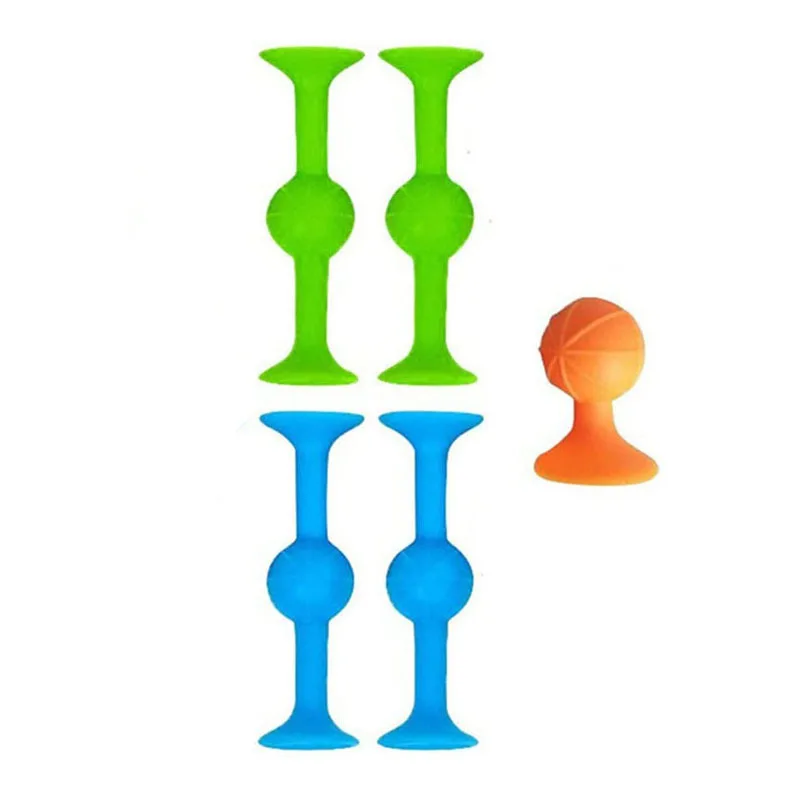 New Silicone Multi-colored Game Pop Silicone Sucker Darts Pop Throwing Darts Football Shape Sticky Suction Cup Toy Mini Darts