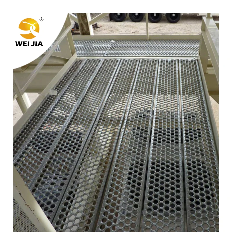 Wholesale Perforated Metal Perf O Safety Grating/ Steel Anti skid Perforated Metal Plate for rooftop walkway