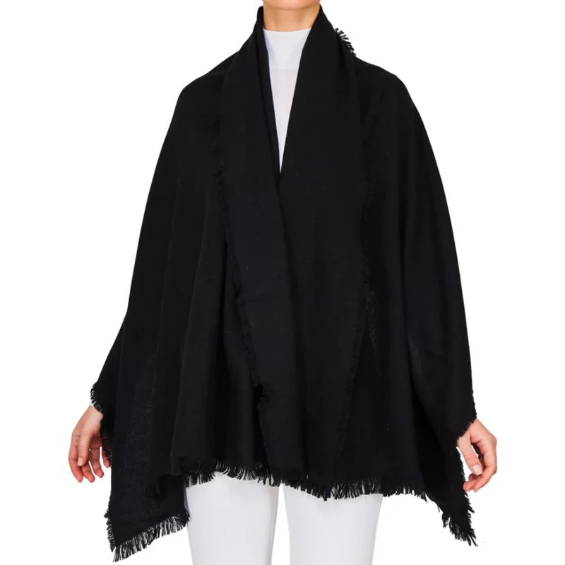 Wholesale AW woven soft cashmere scarves popular outdoor wear comfortable warm pashmina scarf