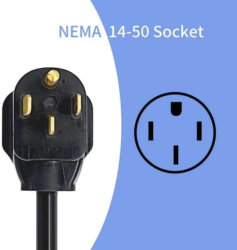  Портативный EV зарядное устройство Регулируемый 16A 20A 32A 40A тип 1 SAE J1772 Уровень 2 NEMA14-50 станция для