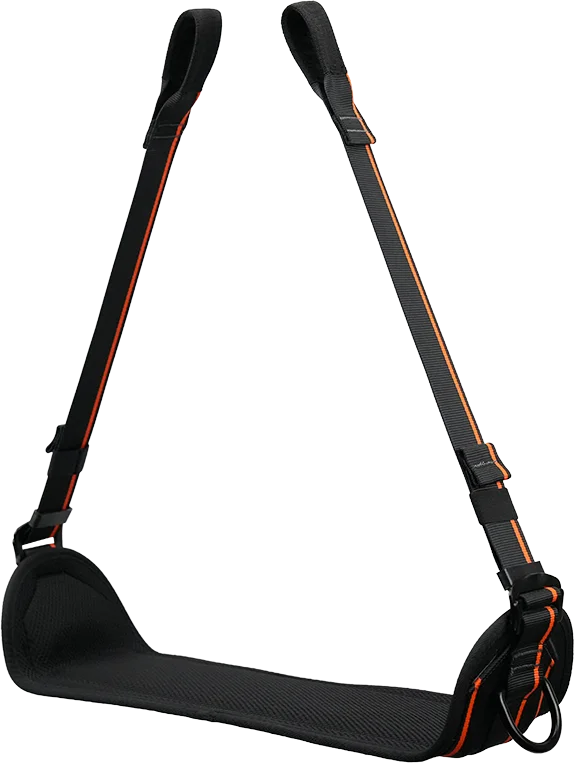 High-Rise Outdoor Anti-Fall Work Safety Belt with Stainless Steel Seat Plate Wall Cleaning Hanging Plate