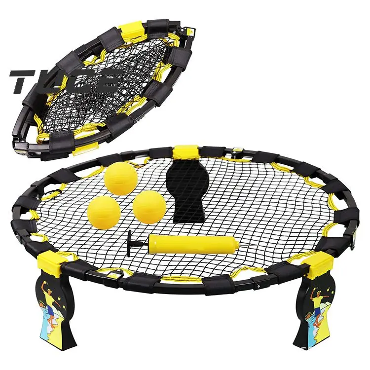 Indoor Outdoor Strikeball Beach Ball volleyball Game New Set with 3 Balls Roundnet Beach Lawn Sport Toys