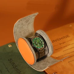 Watch Travel Case Roll Watch Display Storage and Organizer with Removable Watch Accessories & Parts