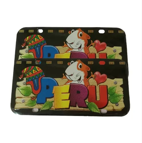 Custom Logo Mini Bike Bicycle License Plate USA Canada Gift Motorcycle License Plate Bike Number Plate Wholesale