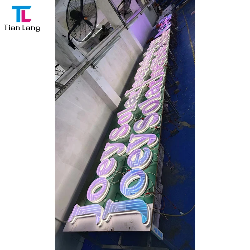 Custom Red Rope Acrylic Lamp Tube Home Bath Infinity Mirror Light LED Neon infinity mirror 3d letter