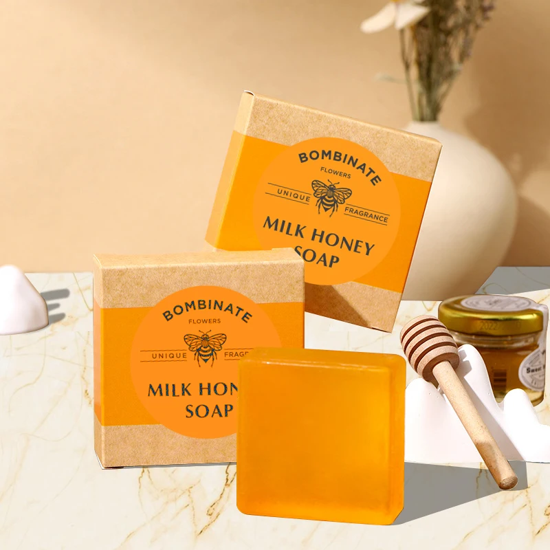 OEM ODM Hotel Natural Whitening Honey Body Soap Wholesale Organic Soap Private Label Savon Honey Soap
