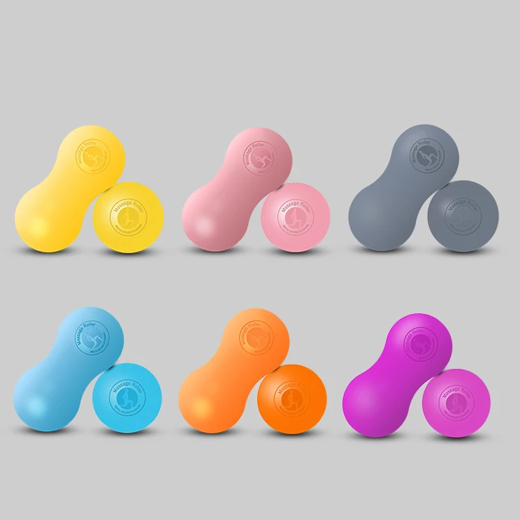 Custom Size Fitness Ncaa Logo Yoga Mobility Deep Tissue Peanut Lacrosse Massage Ball