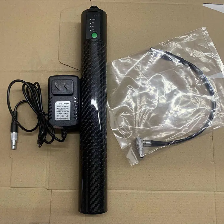 12V 10000mah GPS Battery Power Stick for HI-TARGET TRIMBLE  Unistrong Surveying GPS RTK Battery Pole
