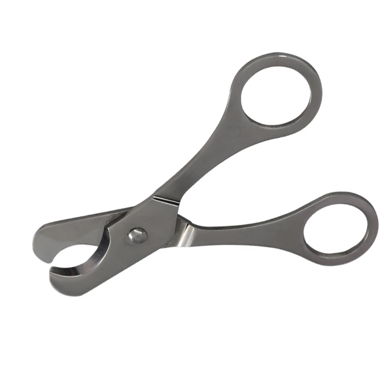 Wholesale Cheap Silver Cutter Modern Stainless Steel Cigar Scissors Custom Logo Hand Cutter Portable Cigar Cutter