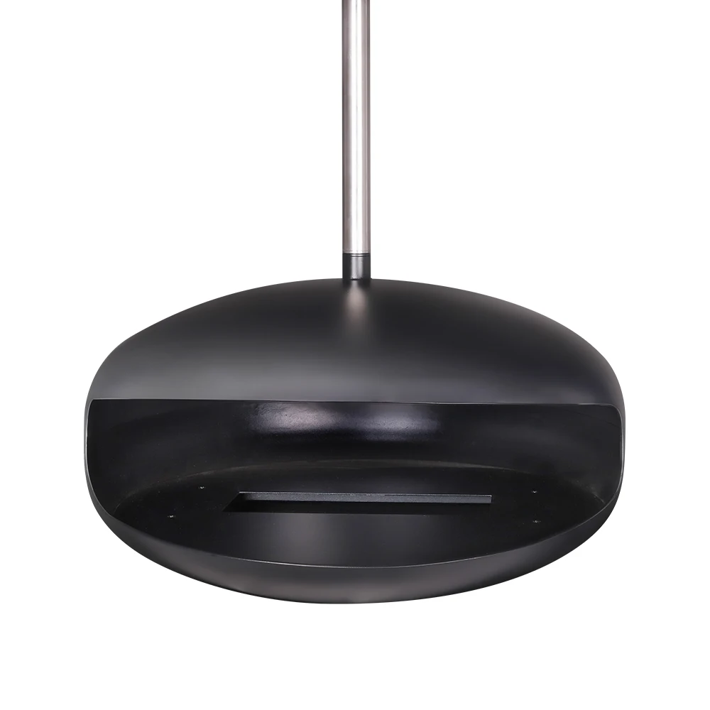 suspended fire place bio ethanol roof mounted ceiling cocoon hanging fireplace