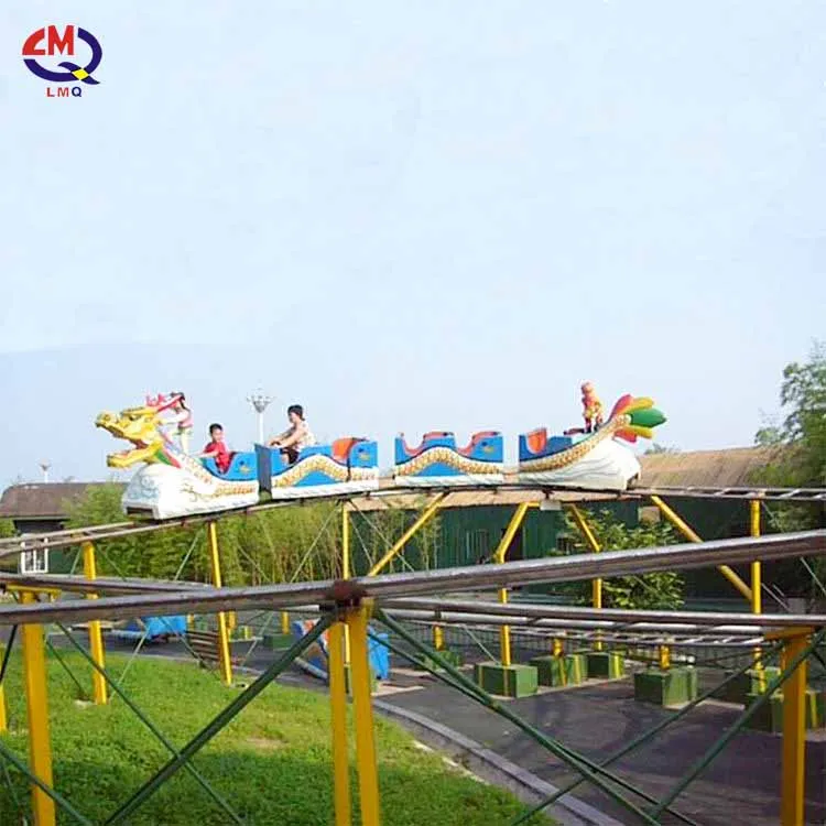 Парк развлечений мини-раздвижные каботажные горки дракона поезд дракон дешевые