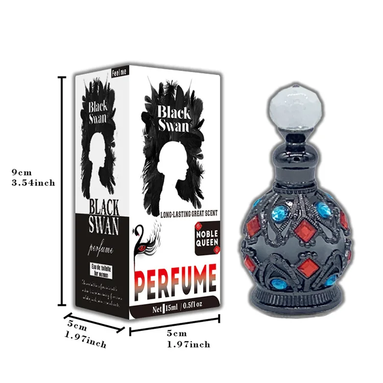2024 New Black Swan Perfume charm seduces ladies light fragrance temperament dating Middle East perfume wholesale