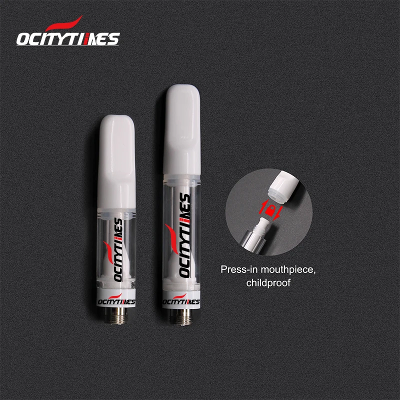 2021 full ceramic 0.5ml thick oil vape 1 ml cartridge coil