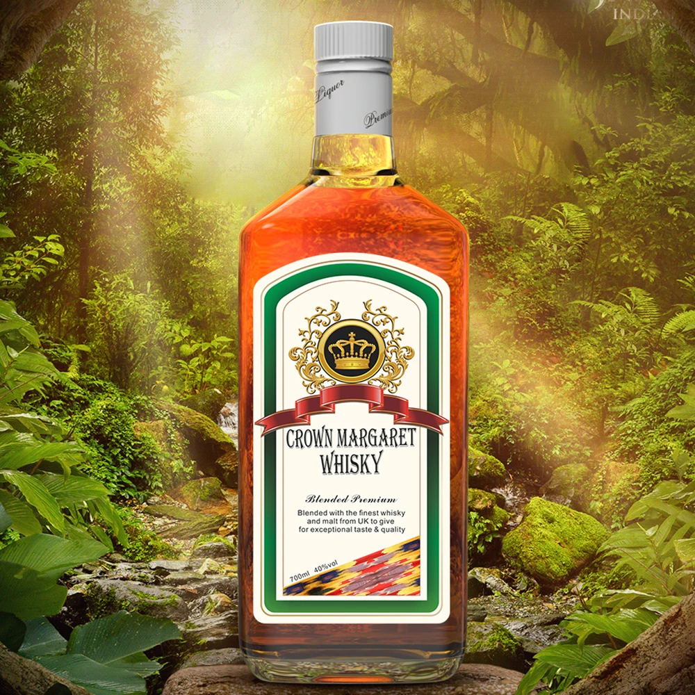 Ice smoke whisky in container with globe decanter and accessories for sale