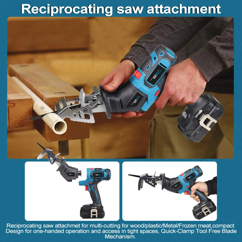 18V Makita 5 в 1 Многофункциональный беспроводной колебательный инструмент джиг пила поршневая и насадки для шлифовальной машинки