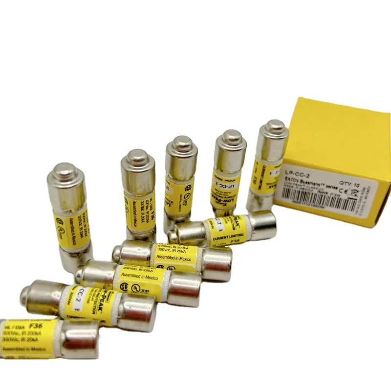 600V Industrial Control Equipment Time Delay Fuse Ceramic Fuse LP-CC-2
