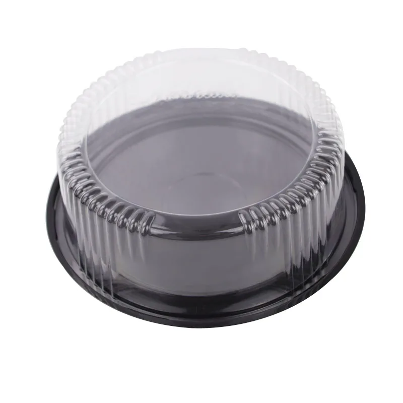 China factory custom & wholesale APET RPET PLA Cupcake dome lid boxes plastic packaging cake box