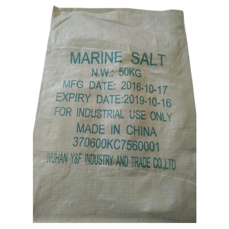 Salt manufacturer White crystal sodium chloride Jumbo Ton bags Glass manufacturing