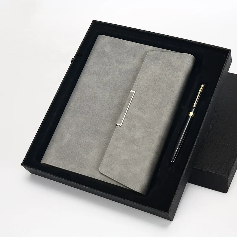 Business Design Note Book Journal Printing Notebook Appointment Custom Leather Luxury Loose Leaf Diary