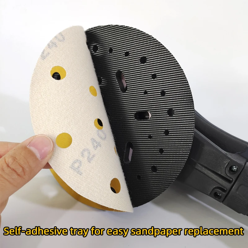 Flocking disc sandpaper electric grinder   wood sanding furniture electric air sanding machine Hand held