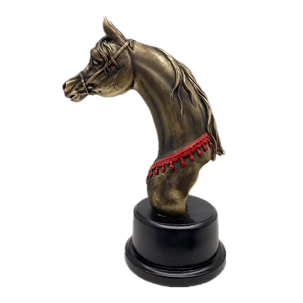 Resin Arabian horse sculpture figurine statue trophy