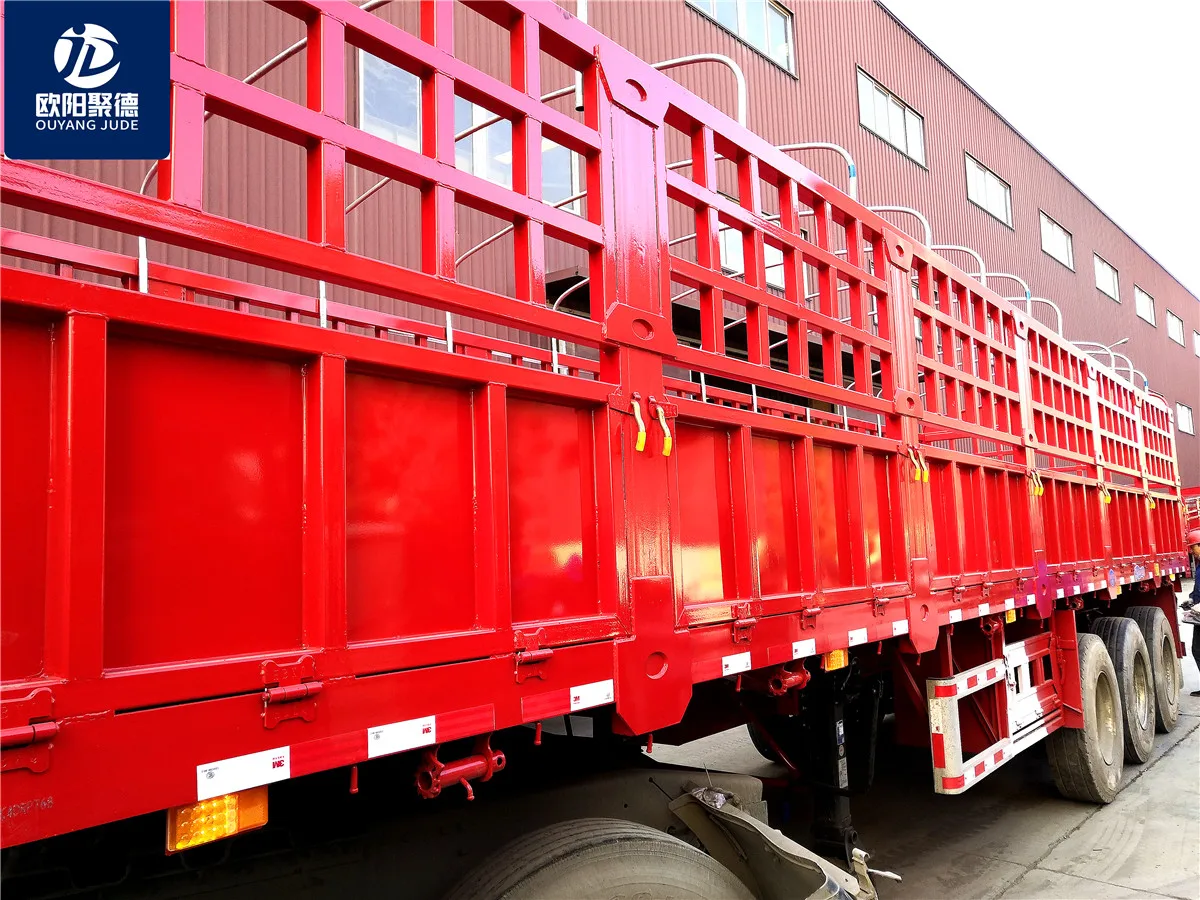 OYJD Trailers brand Quality Ethiopia Market Special Customized Use Stones Sands Transport Strengthen Sidewall Fence