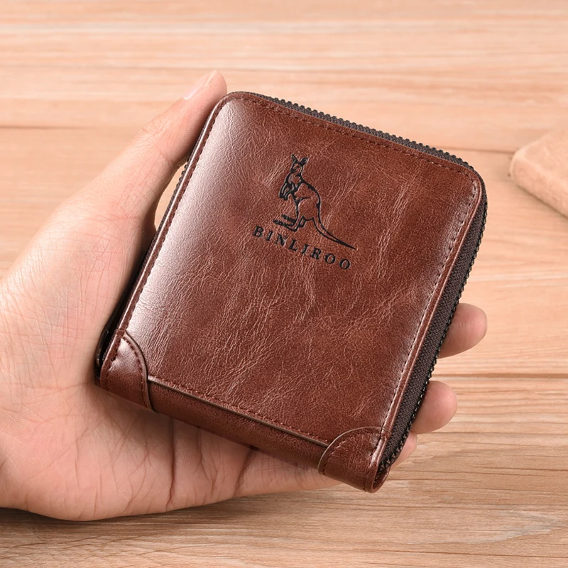 
Multi-functional multi-card PU leather driving license integrated retro leisure wallet for men 