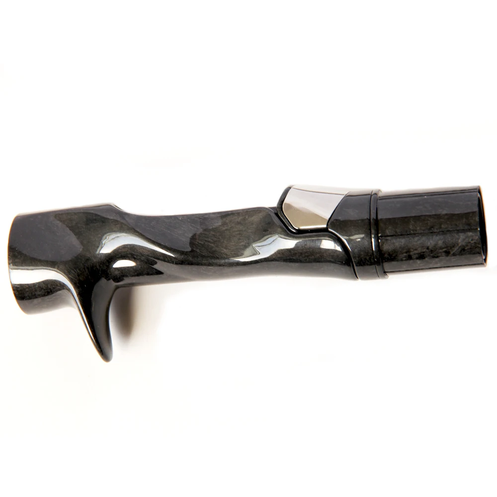 Fuji Copy Carbon Reel Seat for Casting  FBCS and Spinning NHSS Hybrid Pipe Seat with Flat Back and Narrow Hump for Fishing