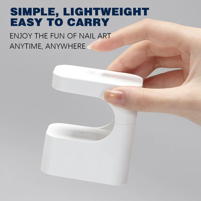 Portable Mini Rapid Drying Light Therapy Machine Home Use Wearable Nail Varnish Baking Lamp Nail dryer
