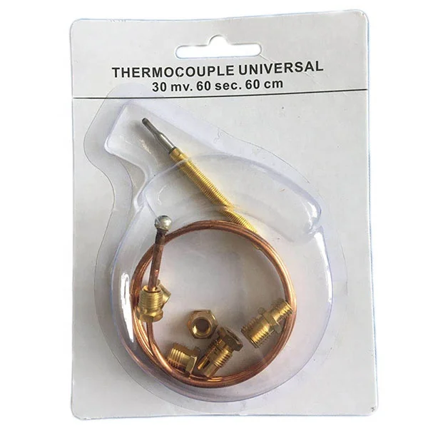 
Универсальная медная газовая плита термопара с бумажной карточной упаковкой 